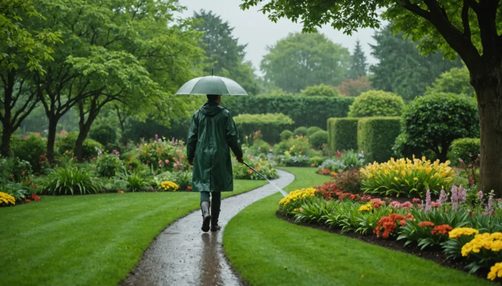 scarifier par temps de pluie