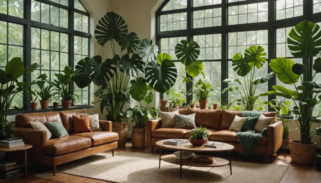 plantes d'intérieur grandes feuilles
