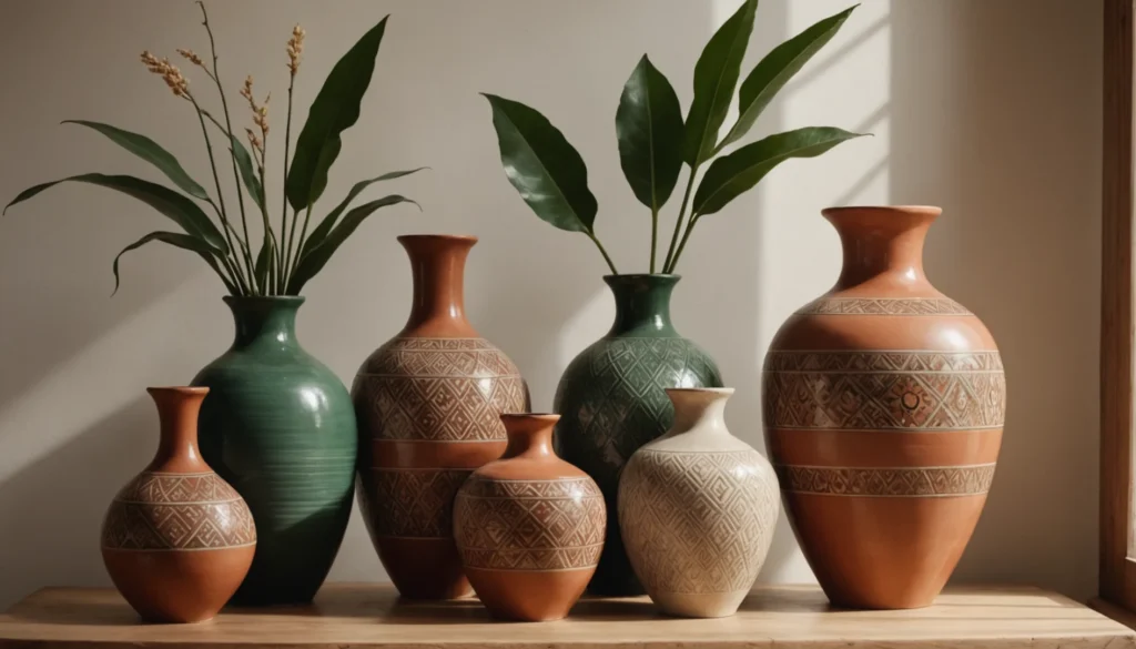 vase en poterie