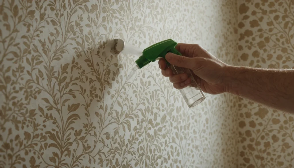 enlever les moisissures du papier peint