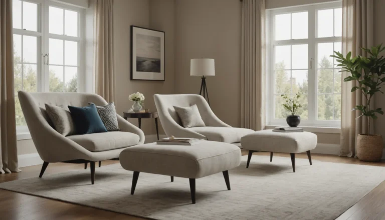 chaise longue relax pour 2 personnes dans le salon
